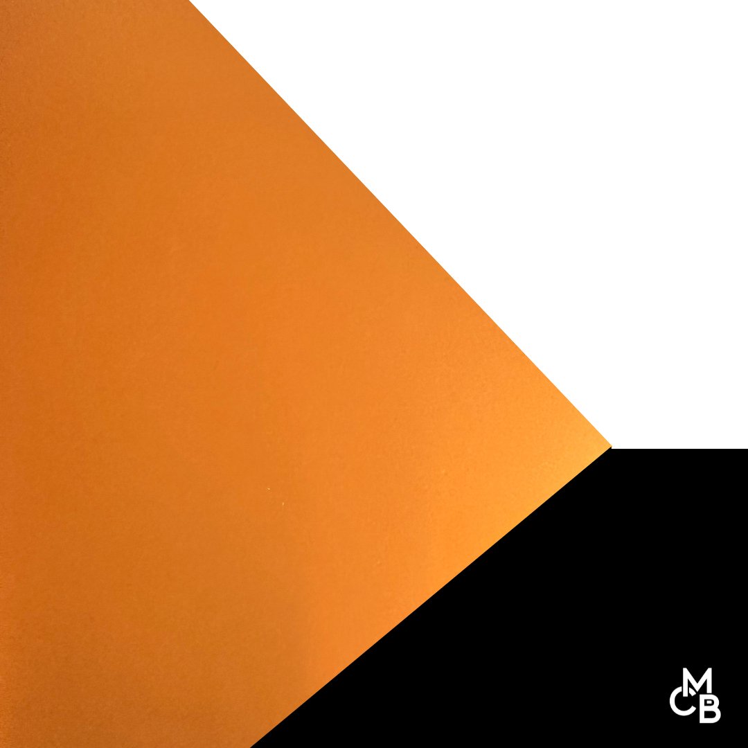 1/8" Orange Metallic Cast Acrylic Sheets - Acrylic Sheets